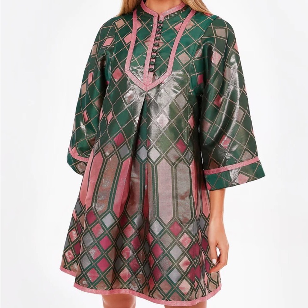 Tuckernuck- metallic mosaic indre dress size small